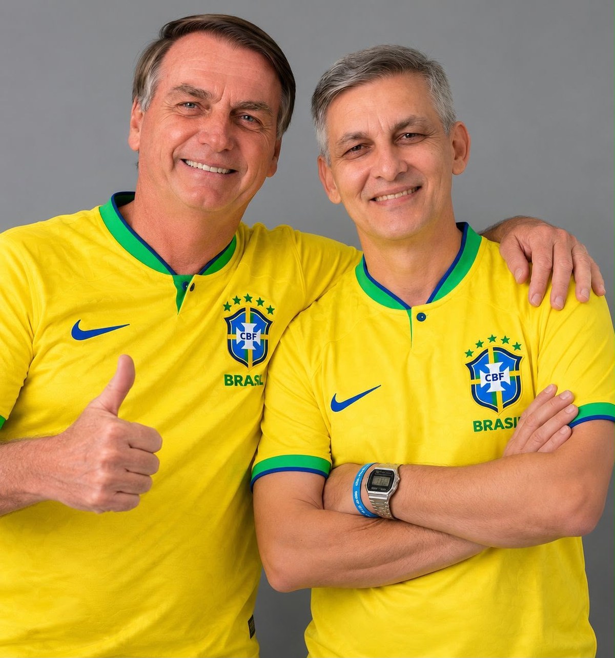 Capitão Mosart e Jair Bolsonaro